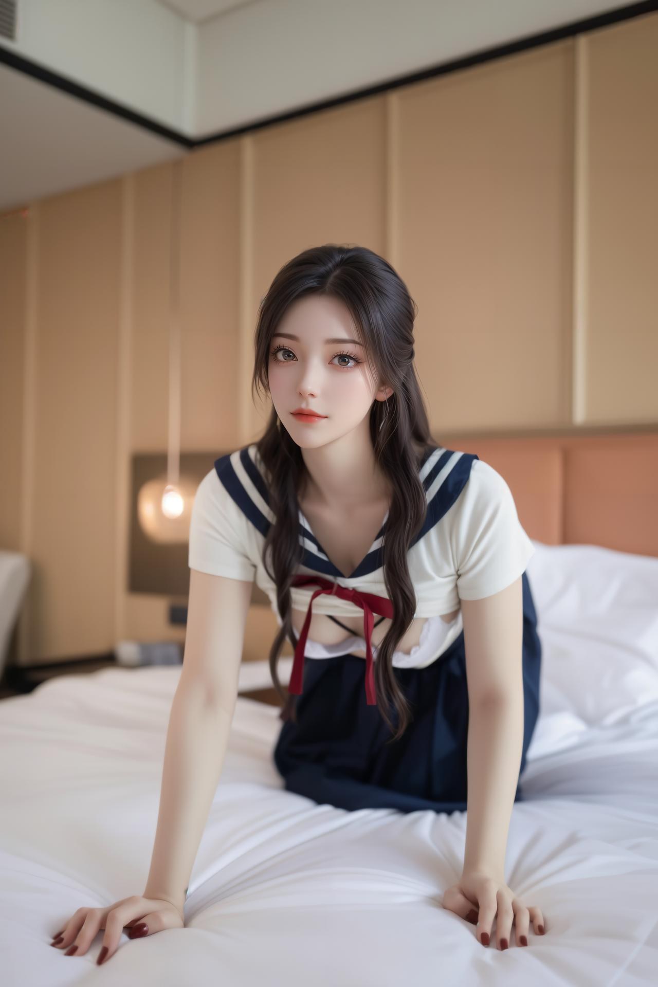 AI Porn - Liu Shen cổ phong bộ ảnh nhân vật tóc dài bộ sưu tập AI 27P