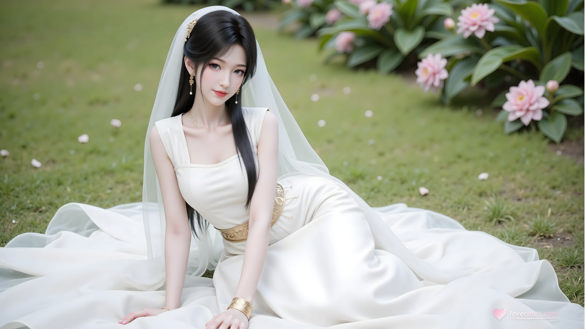 AI Porn - Mei Ning fantasy hanfu character gallery long hair AI Adult Gallery 80P