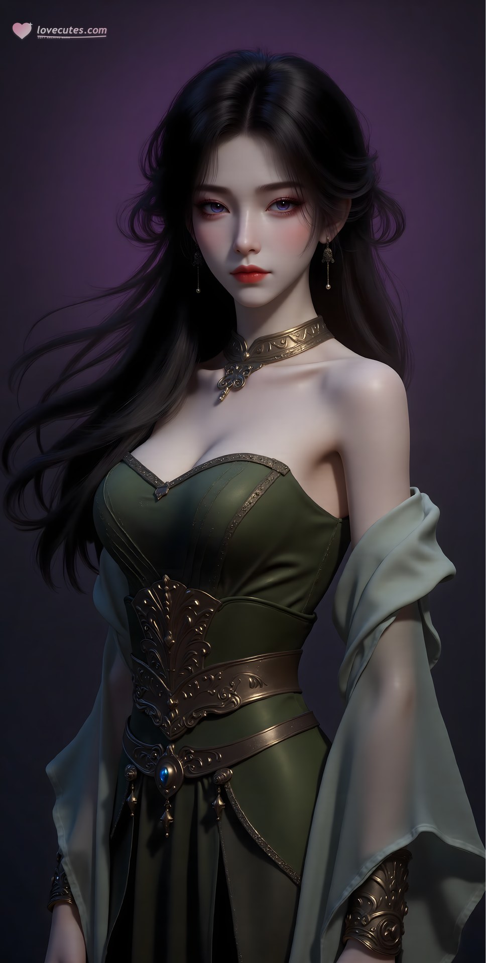 AI Porn - Mei Ning fantasy hanfu character gallery long hair AI Adult Gallery 80P