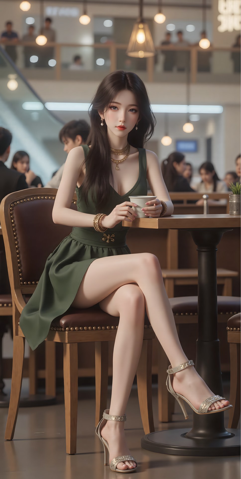 AI Porn - Mei Ning fantasy hanfu character gallery long hair AI Adult Gallery 80P
