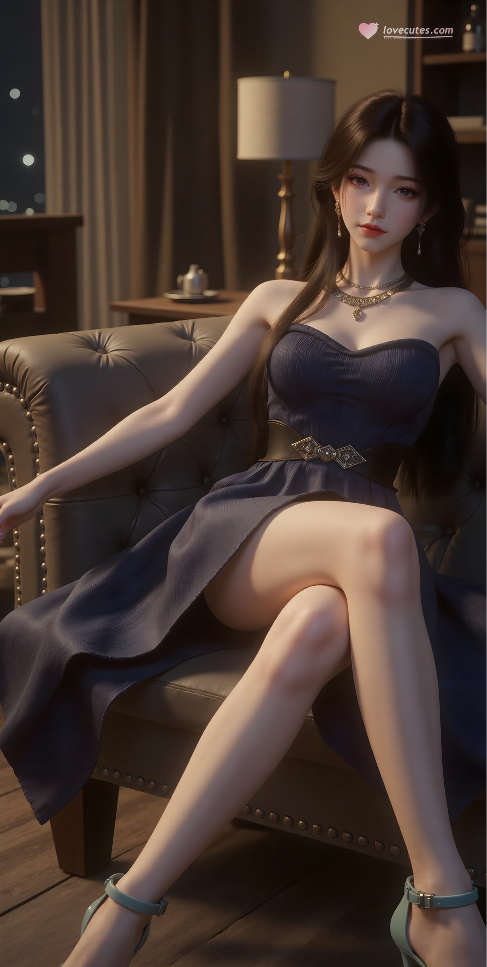AI Porn - Mei Ning fantasy hanfu character gallery long hair AI Adult Gallery 80P