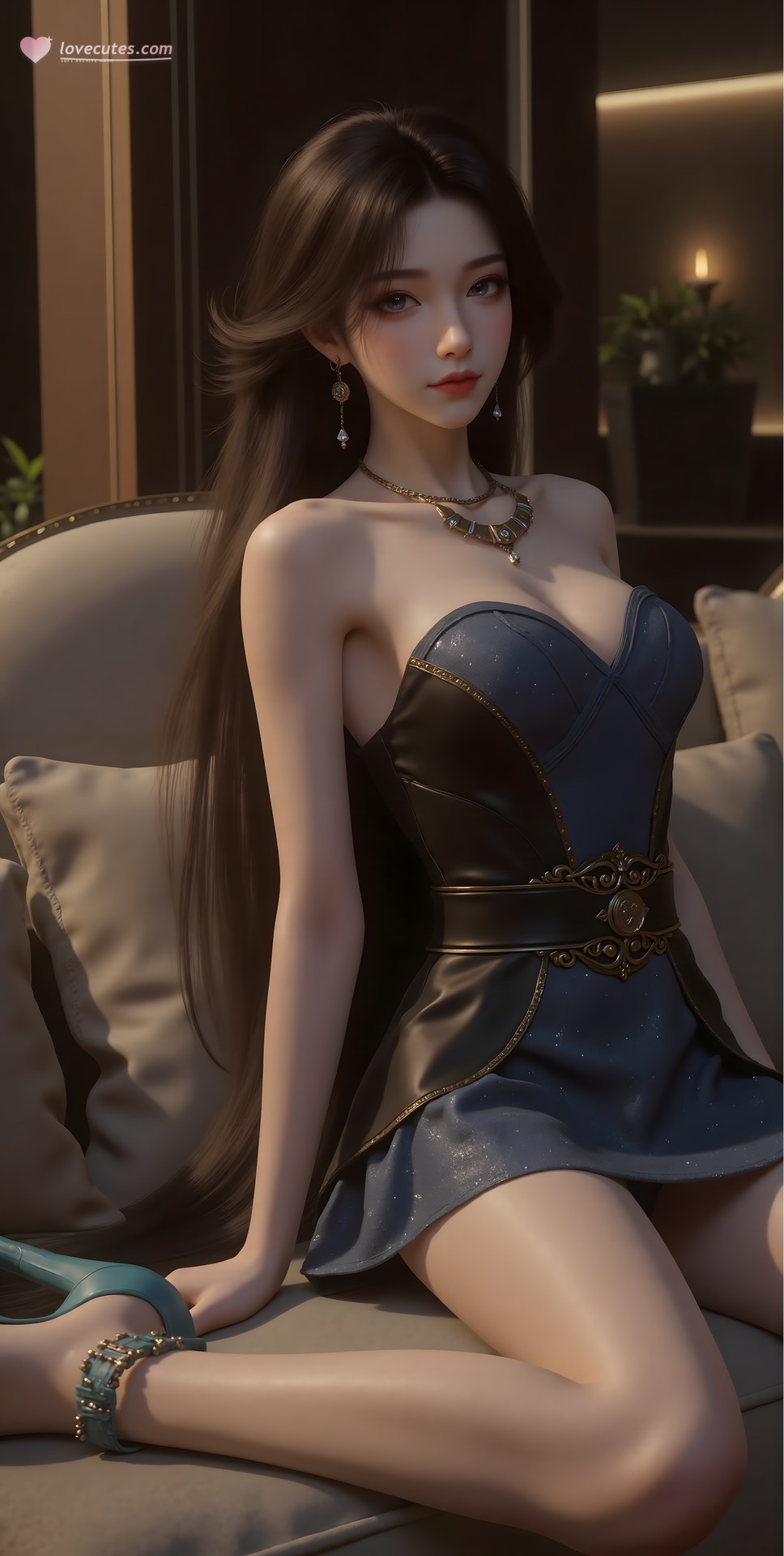 AI Porn - Mei Ning fantasy hanfu character gallery long hair AI Adult Gallery 80P