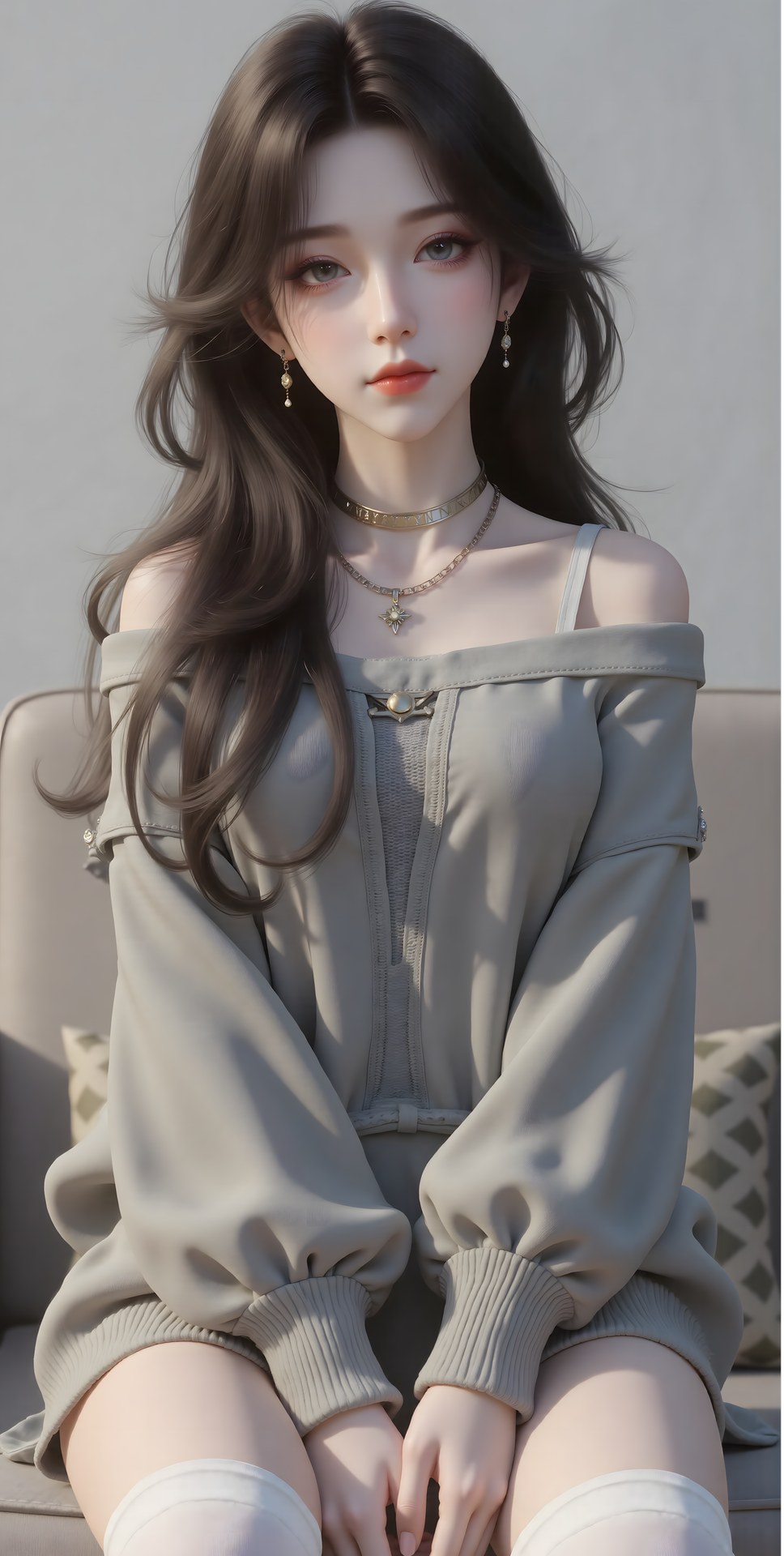 AI Porn - 梅凝：古风角色寫真長髮AI成人向圖集 80P