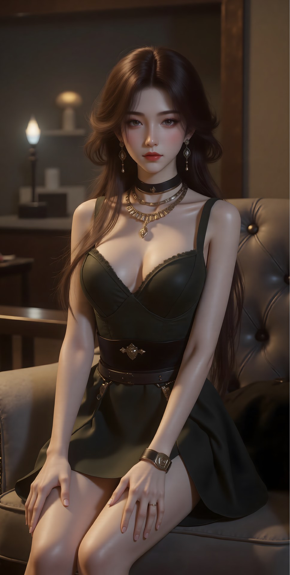 AI Porn - Mei Ning fantasy hanfu character gallery long hair AI Adult Gallery 80P