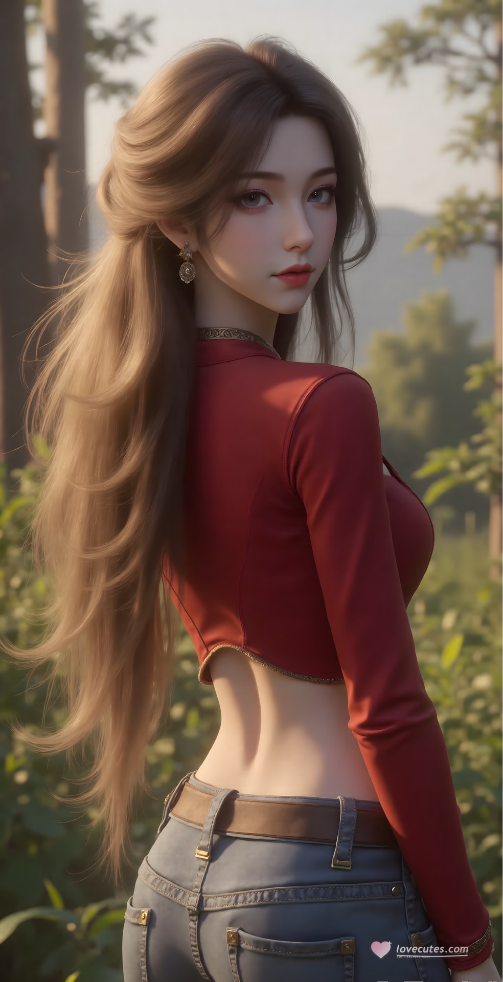 AI Porn - Mei Ning fantasy hanfu character gallery long hair AI Adult Gallery 80P
