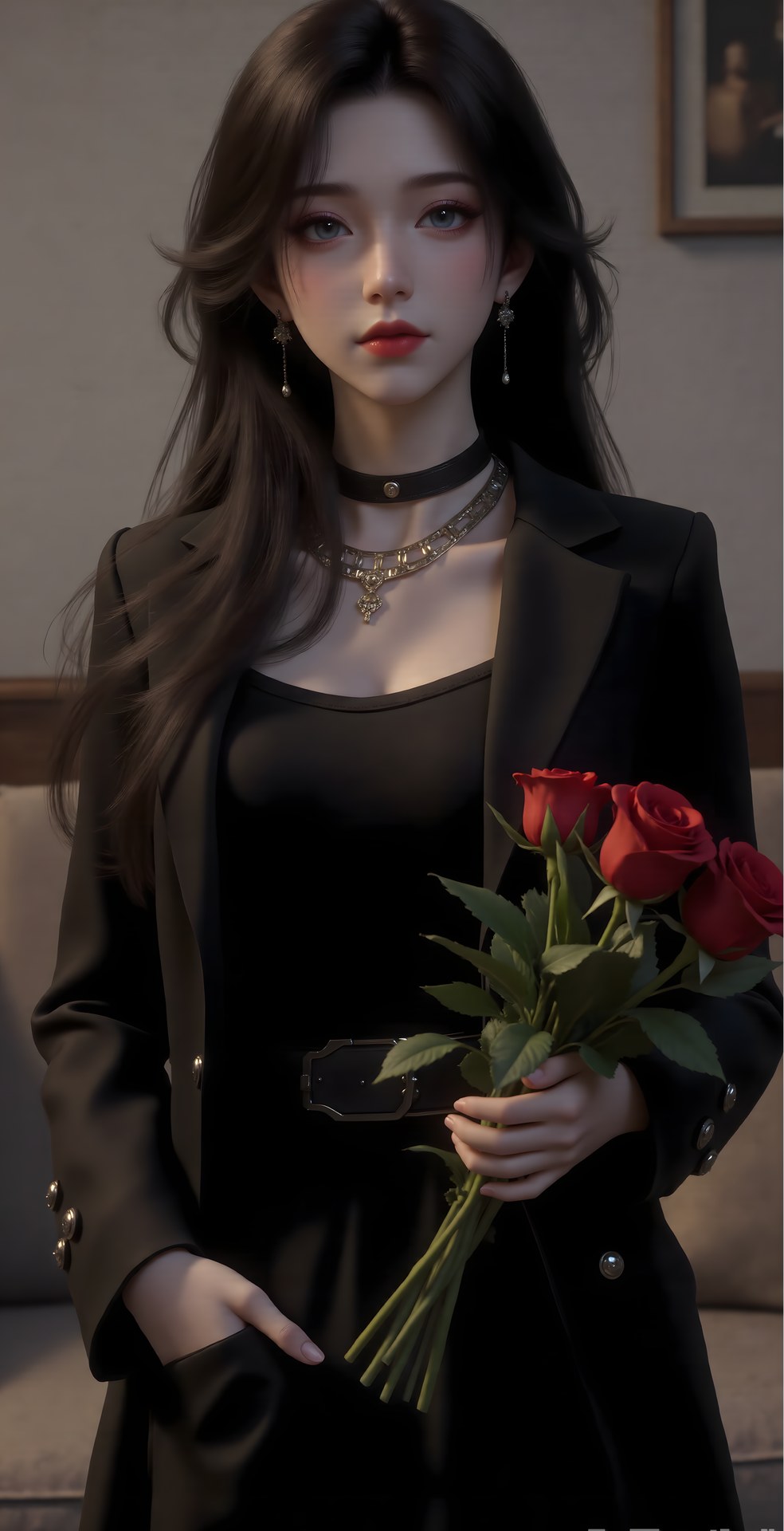 AI Porn - Mei Ning fantasy hanfu character gallery long hair AI Adult Gallery 80P
