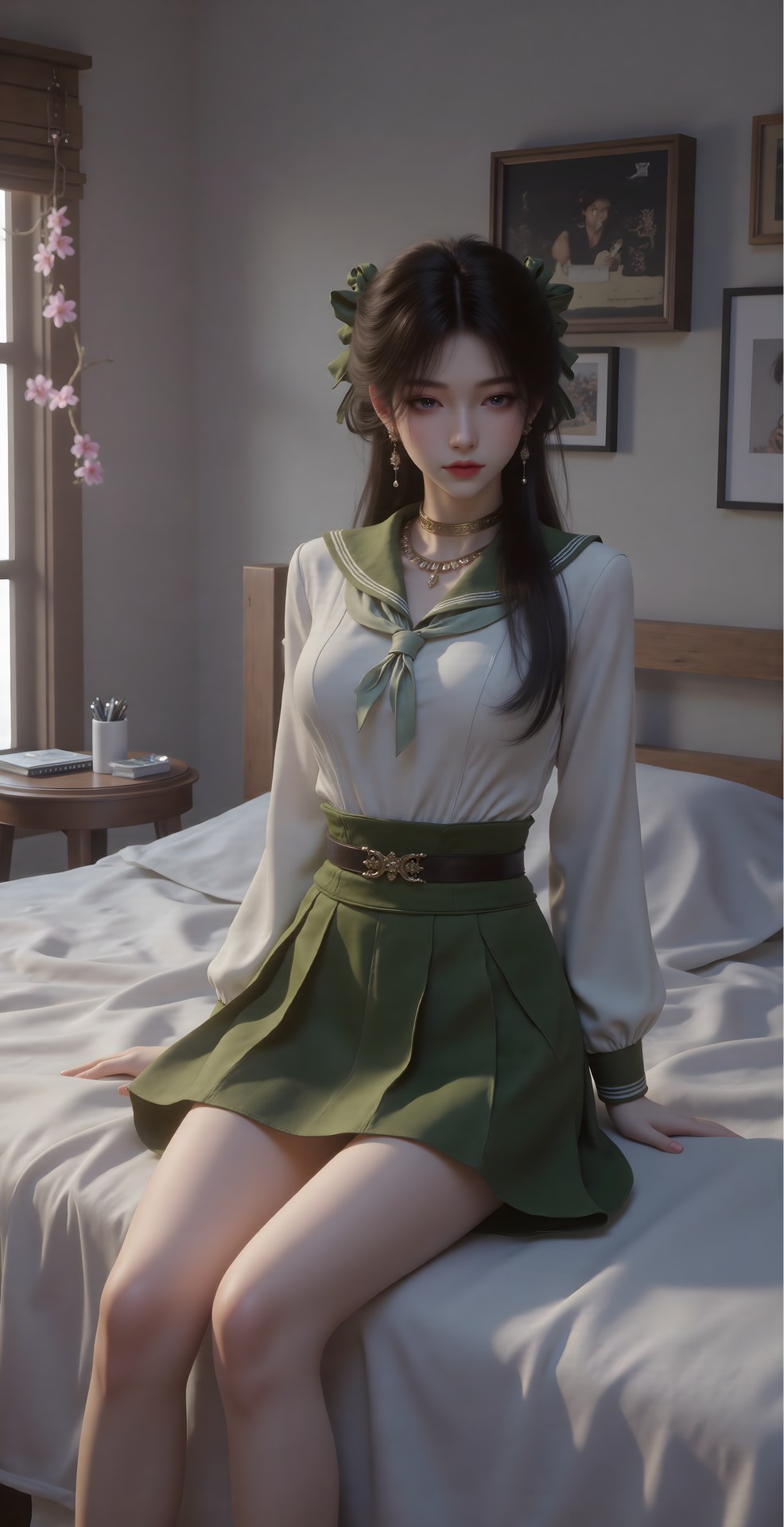 AI Porn - Mei Ning fantasy hanfu character gallery long hair AI Adult Gallery 80P
