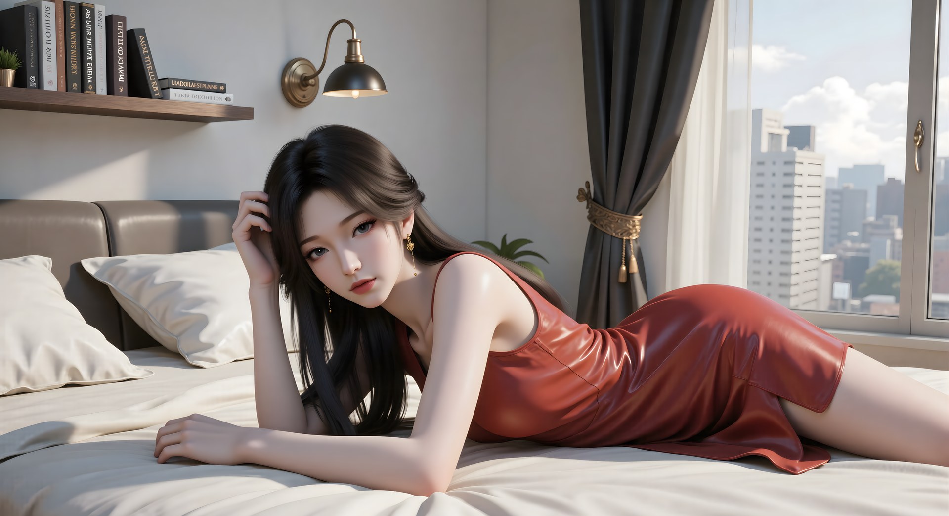AI Porn - Mei Ning fantasy hanfu character gallery long hair AI Adult Gallery 80P