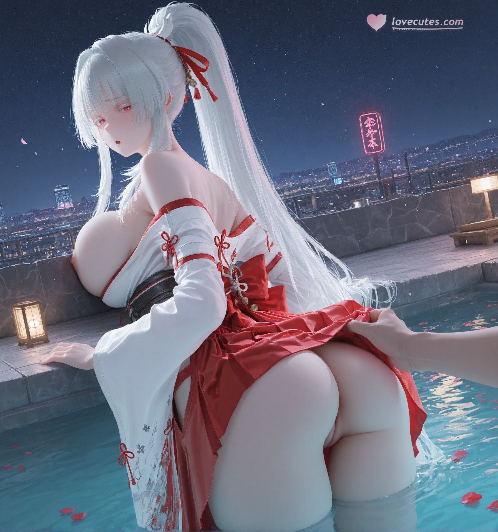 AI Porn - 鸣潮 绯雪：長髮角色寫真古风AI成人向圖集 129P