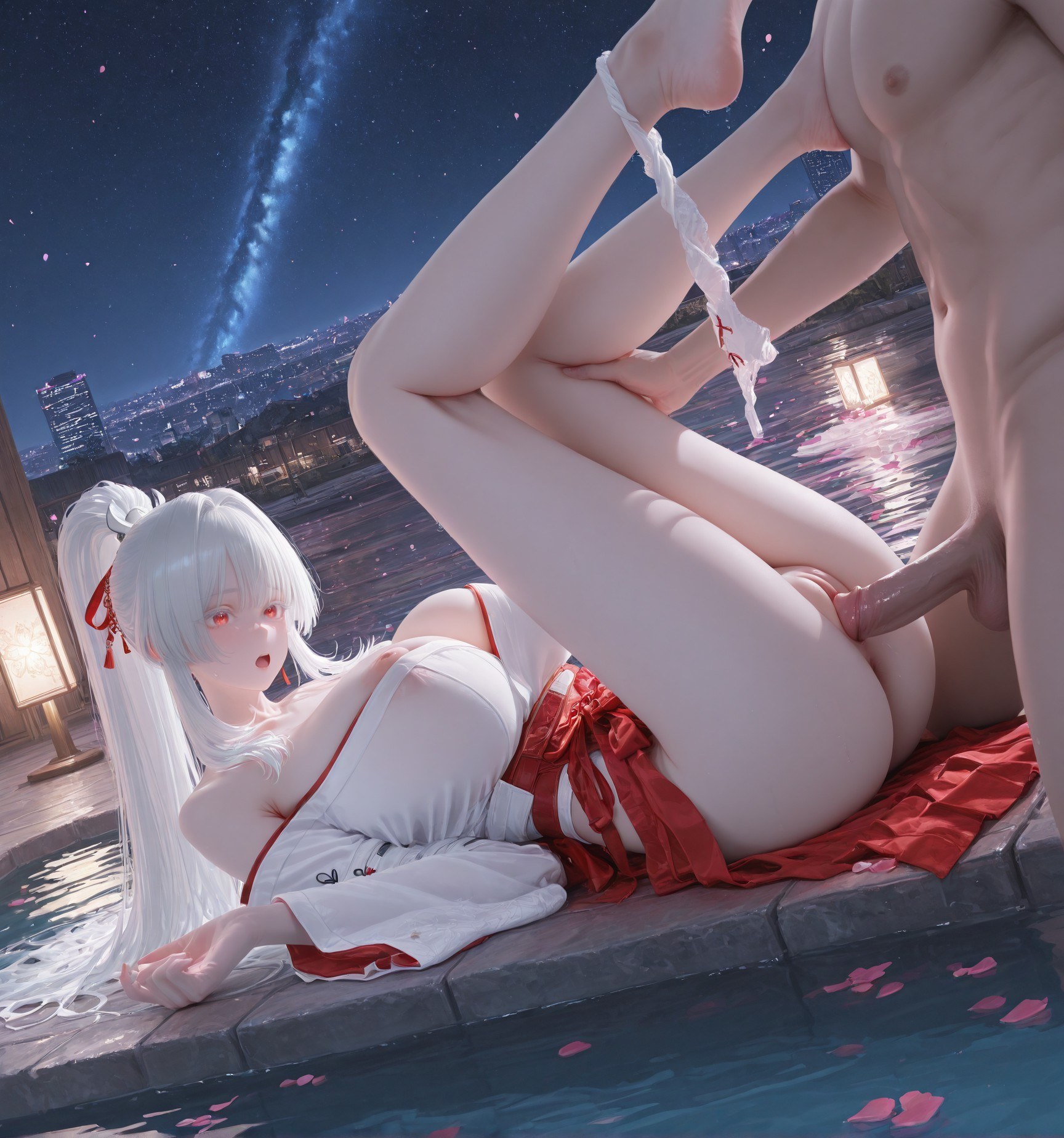 AI Porn - Wuthering Waves Feixue long hair character gallery fantasy hanfu AI Adult Gallery 129P