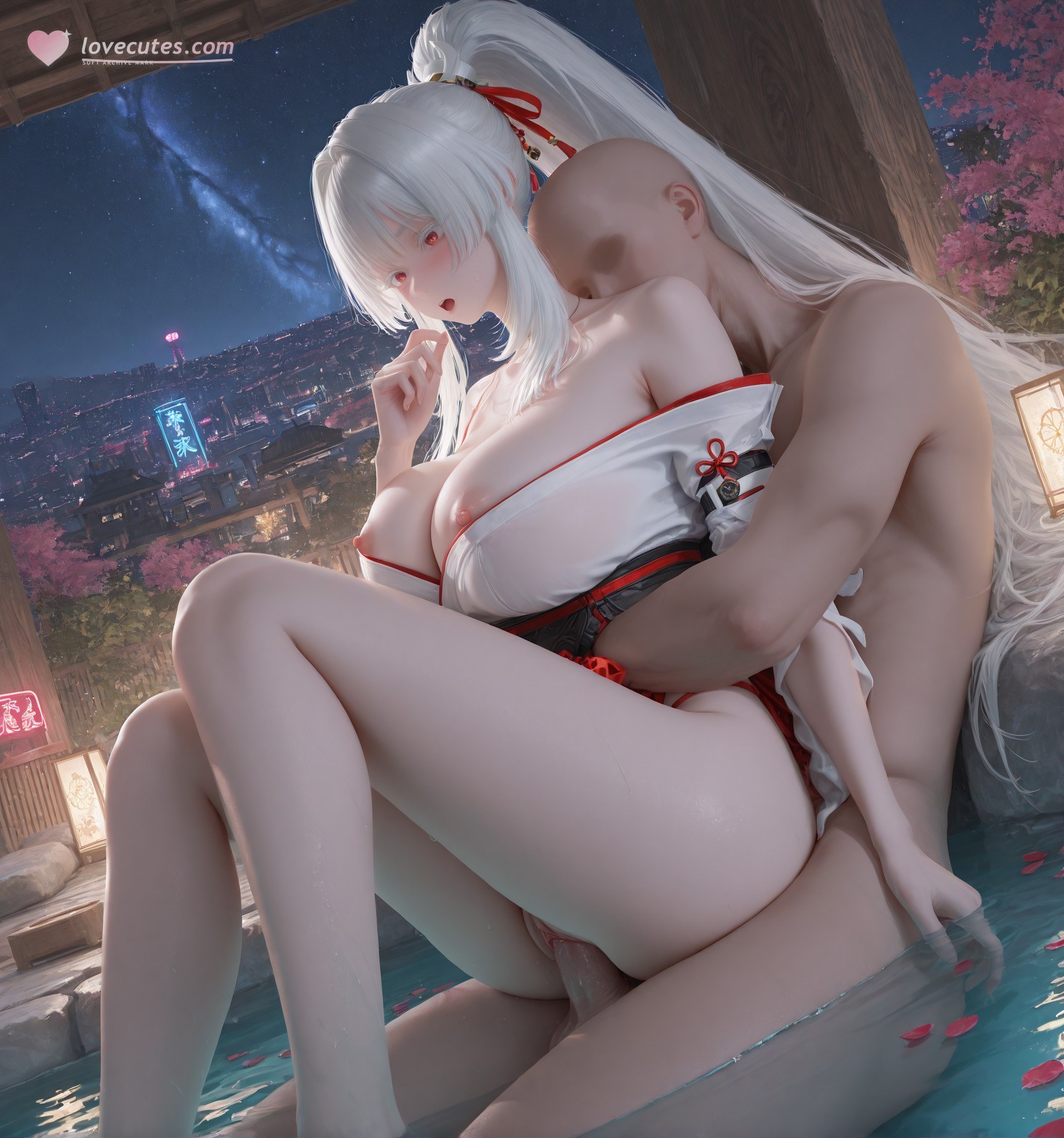 AI Porn - Wuthering Waves Feixue long hair character gallery fantasy hanfu AI Adult Gallery 129P