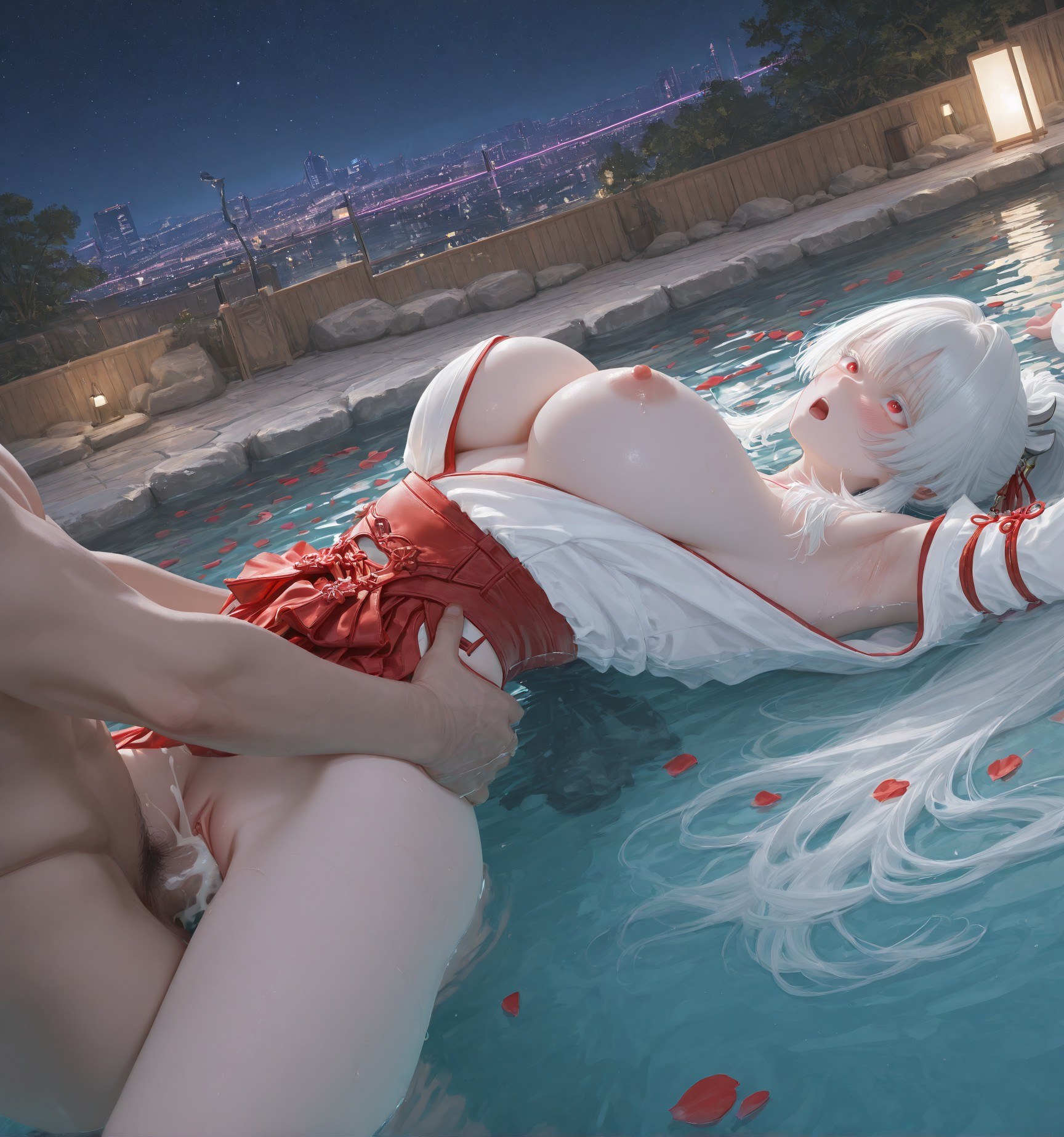 AI Porn - Wuthering Waves Feixue tóc dài bộ ảnh nhân vật cổ phong bộ sưu tập AI 129P