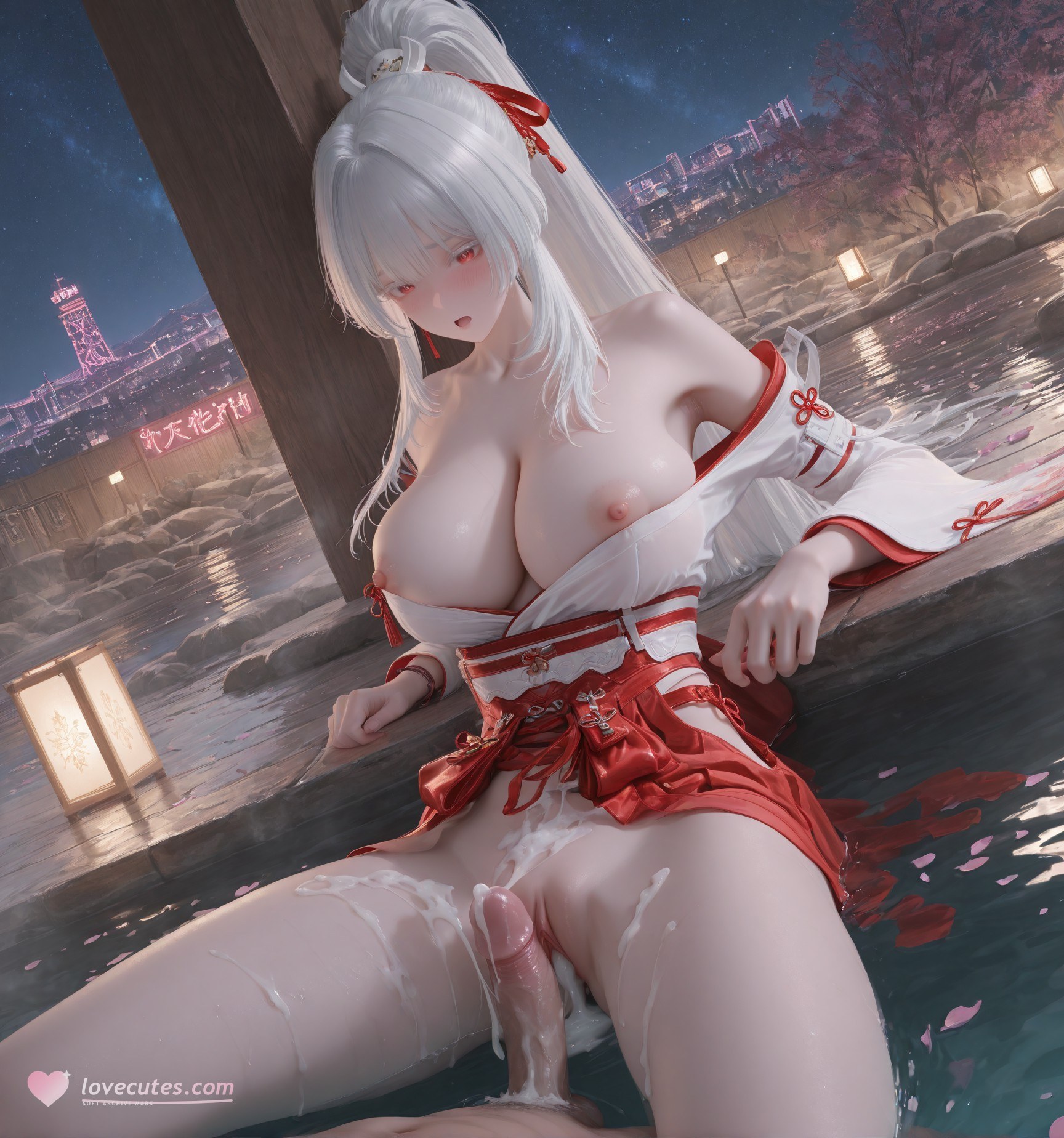 AI Porn - Wuthering Waves Feixue tóc dài bộ ảnh nhân vật cổ phong bộ sưu tập AI 129P