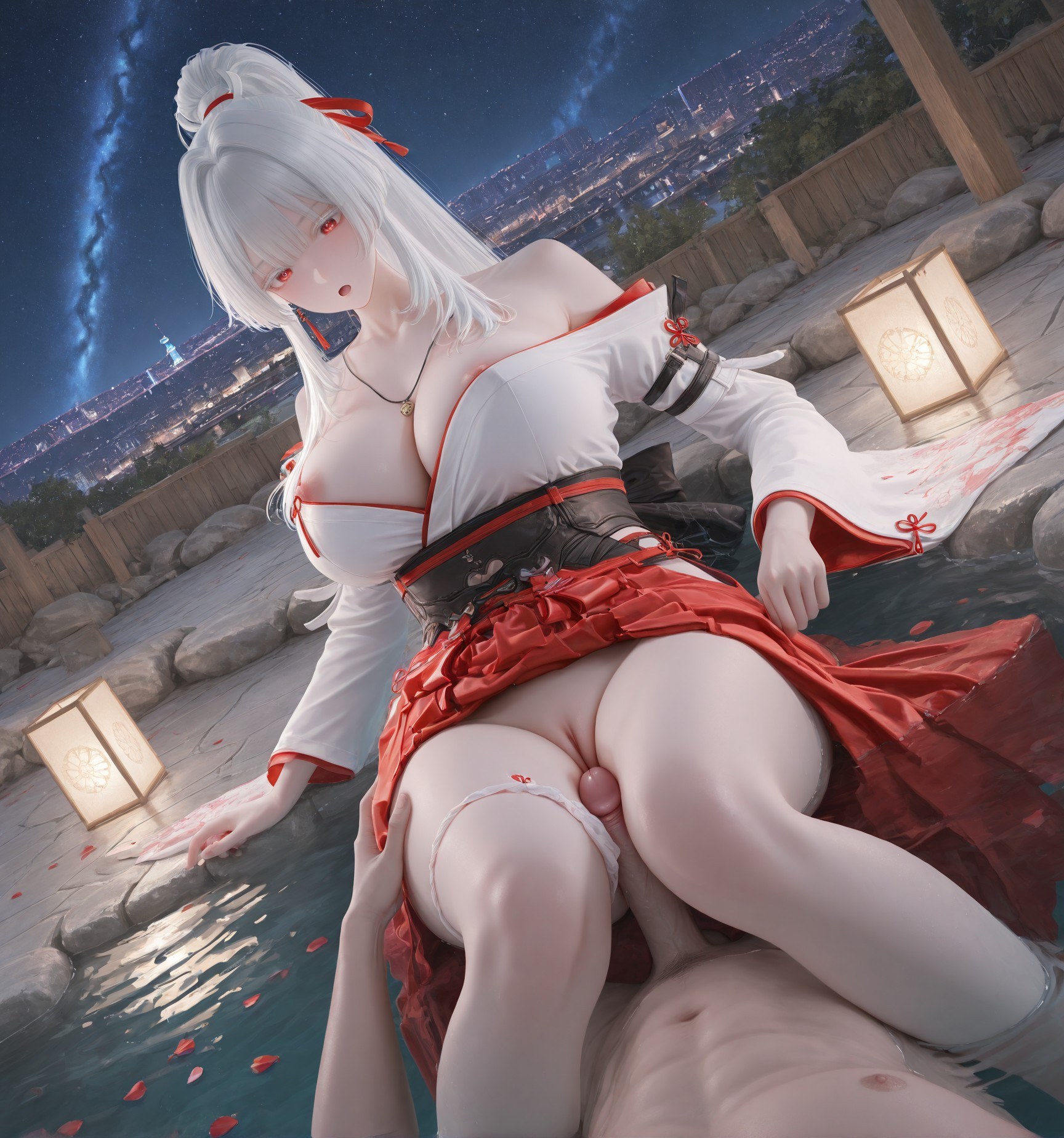 AI Porn - Wuthering Waves Feixue tóc dài bộ ảnh nhân vật cổ phong bộ sưu tập AI 129P