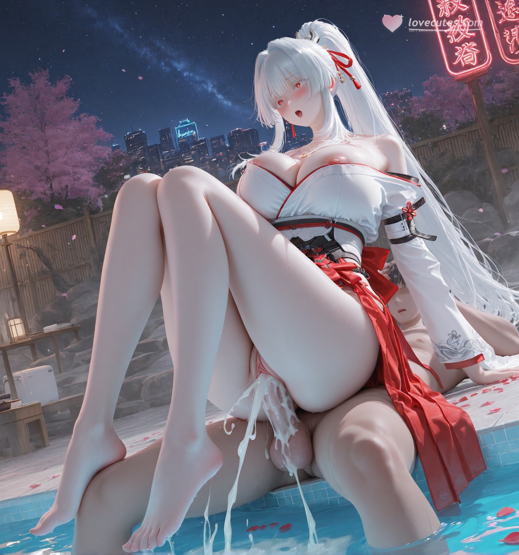 AI Porn - Wuthering Waves Feixue tóc dài bộ ảnh nhân vật cổ phong bộ sưu tập AI 129P