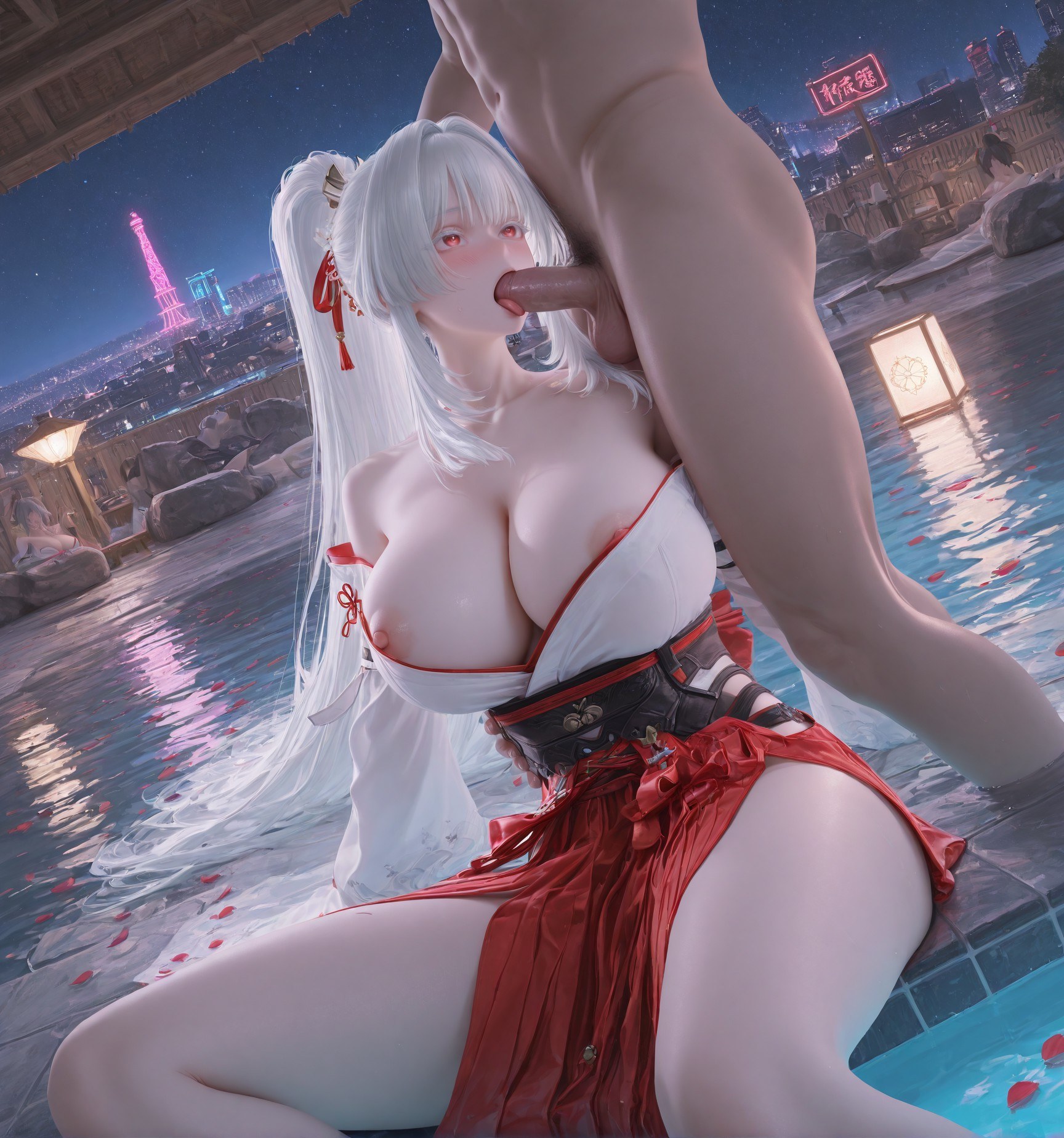 AI Porn - Wuthering Waves Feixue tóc dài bộ ảnh nhân vật cổ phong bộ sưu tập AI 129P