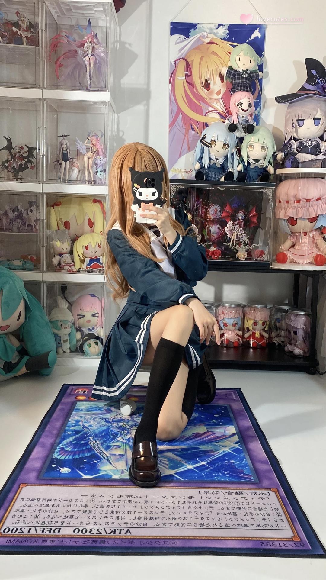[cosplay] 白櫟Shirly - BanG Dream! 長崎素世：校服美腿足部角色還原 88P15V