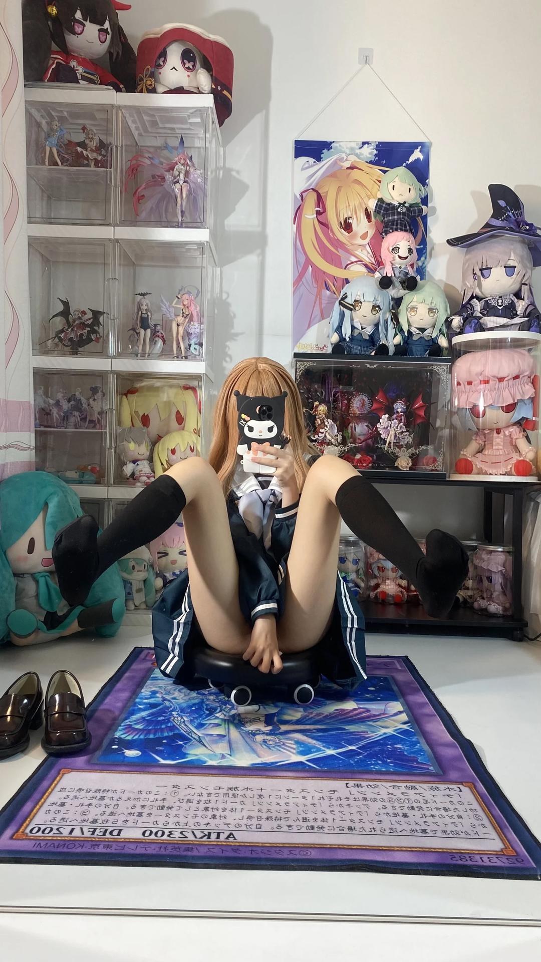 [cosplay] 白櫟Shirly - BanG Dream! 長崎素世：校服美腿足部角色還原 88P15V