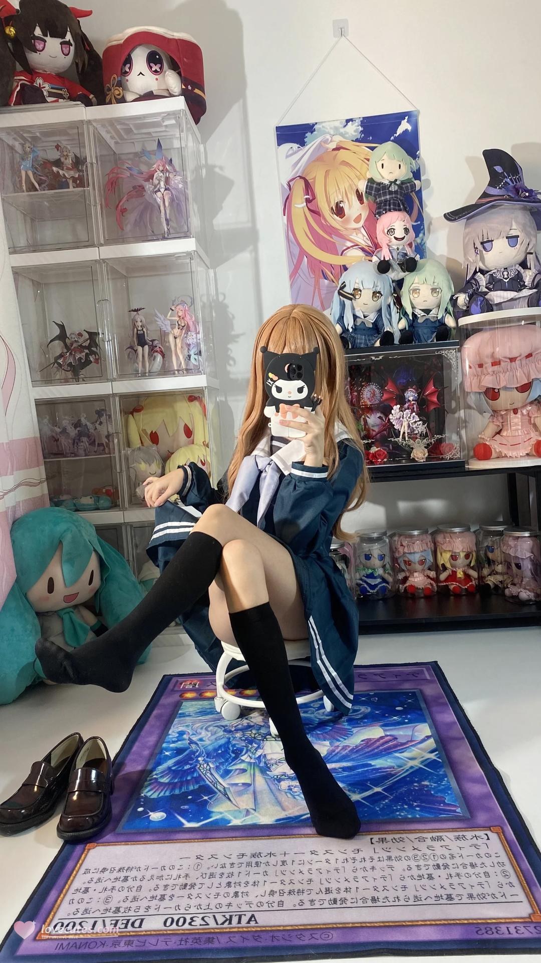 [cosplay] 白櫟Shirly - BanG Dream! 長崎素世：校服美腿足部角色還原 88P15V