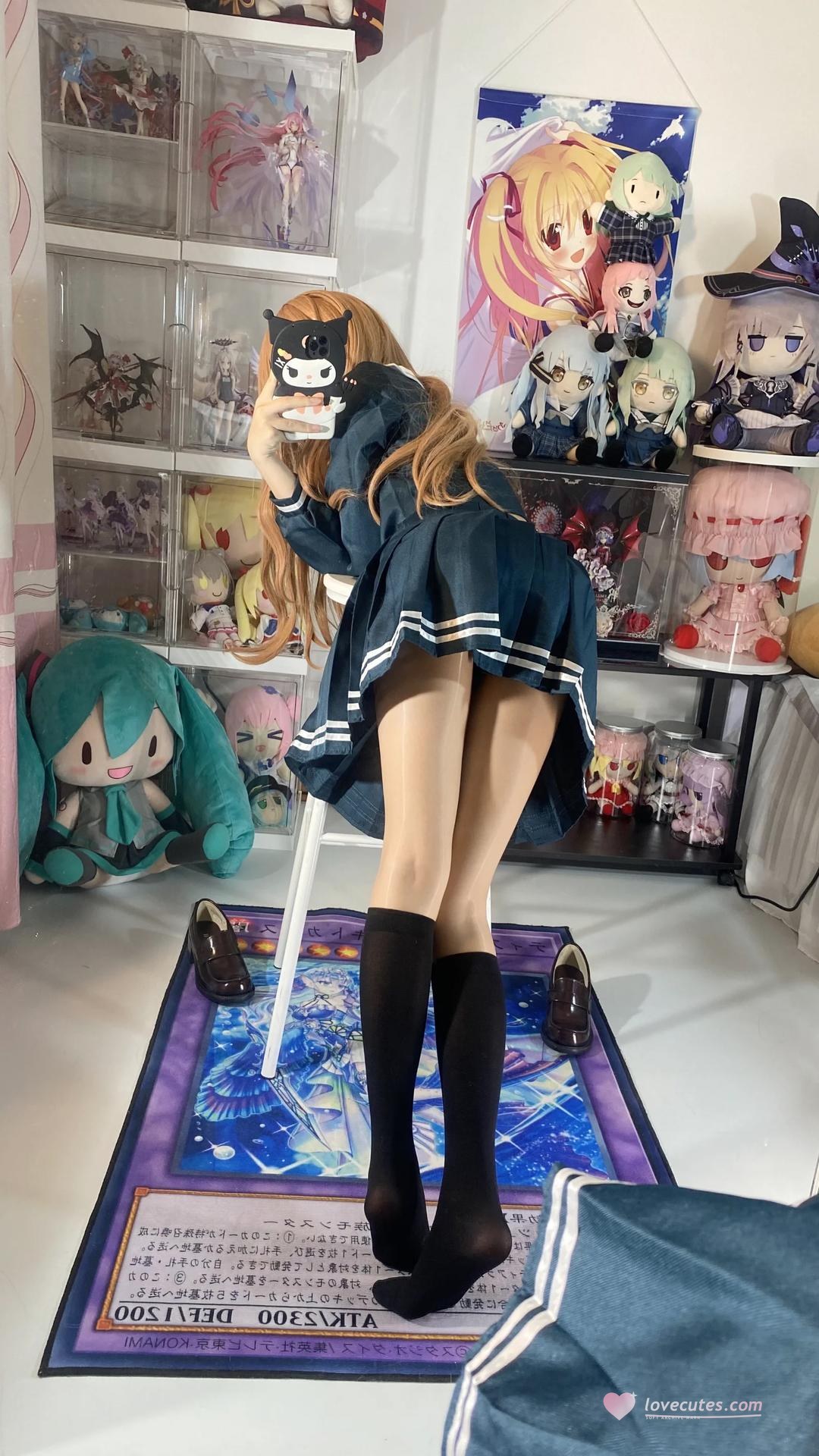 [cosplay] 白櫟Shirly - BanG Dream! 長崎素世：校服美腿足部角色還原 88P15V