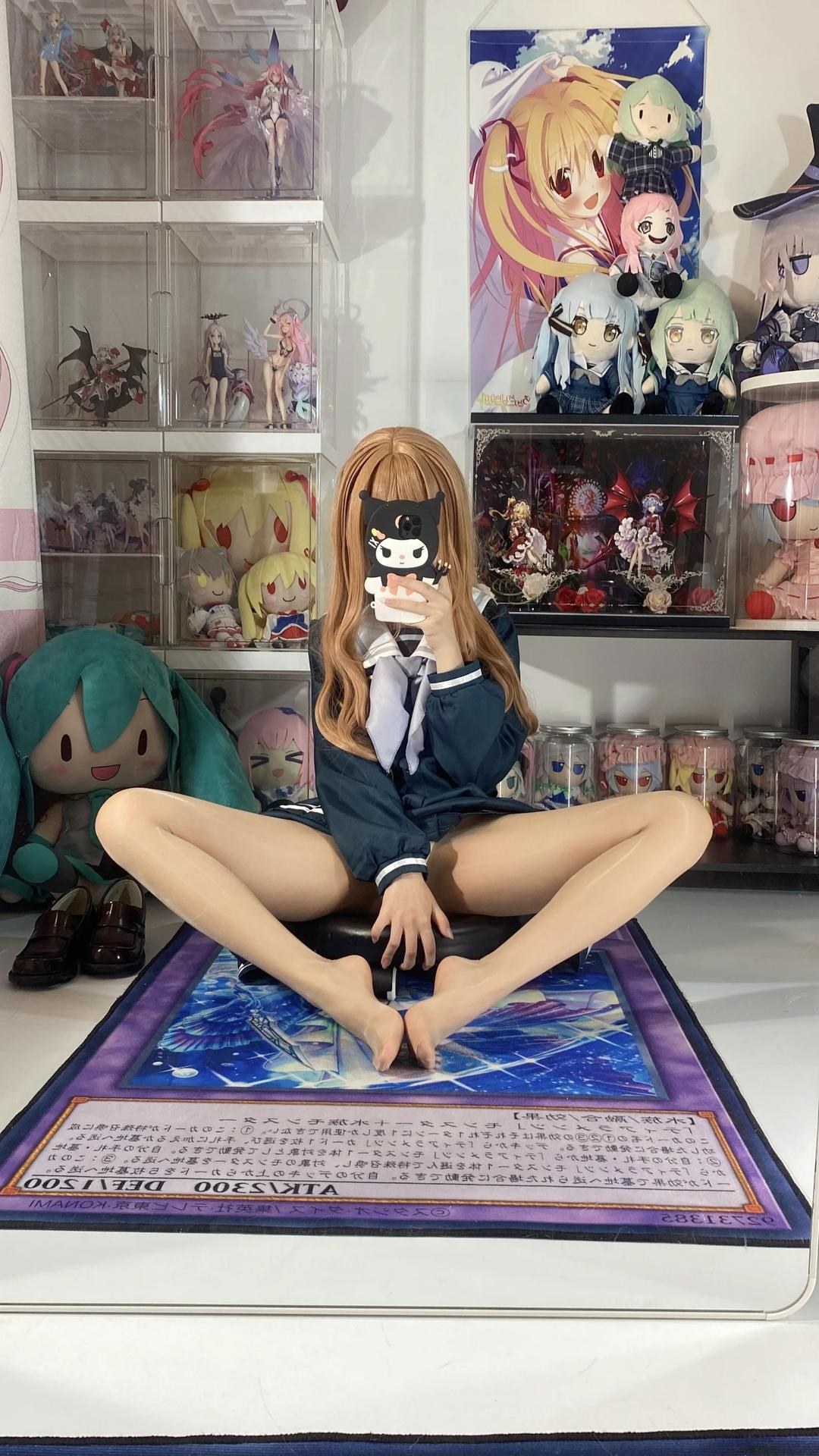 [cosplay] 白櫟Shirly - BanG Dream! 長崎素世：校服美腿足部角色還原 88P15V