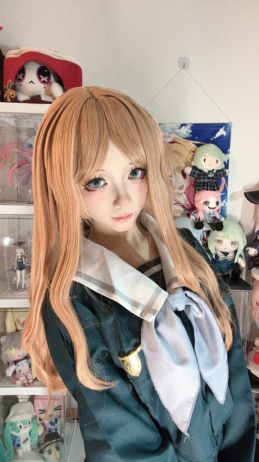 [cosplay] 白櫟Shirly - BanG Dream! 長崎素世：校服美腿足部角色還原 88P15V