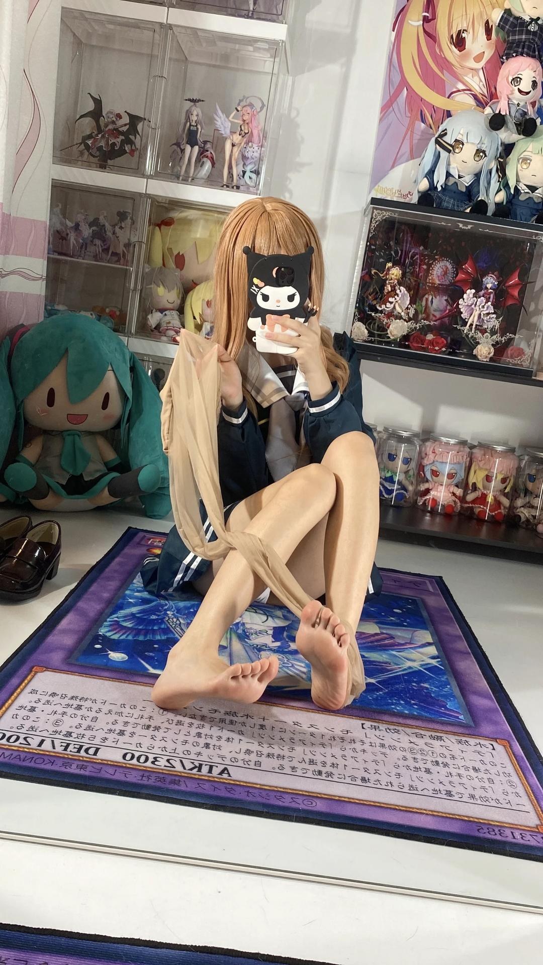 [cosplay] 白櫟Shirly - BanG Dream! 長崎素世：校服美腿足部角色還原 88P15V