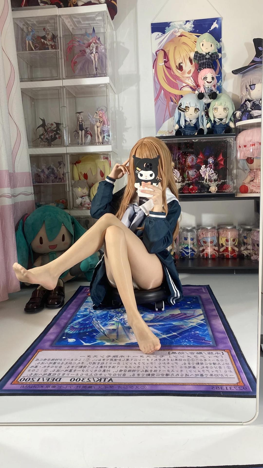 [cosplay] 白櫟Shirly - BanG Dream! 長崎素世：校服美腿足部角色還原 88P15V