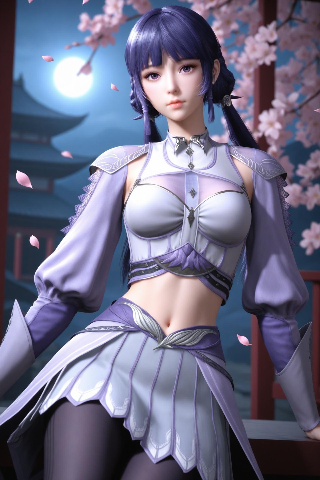 AI Porn - Soul Land Bai Chenxiang long hair character gallery busty styling AI Adult Gallery 172P