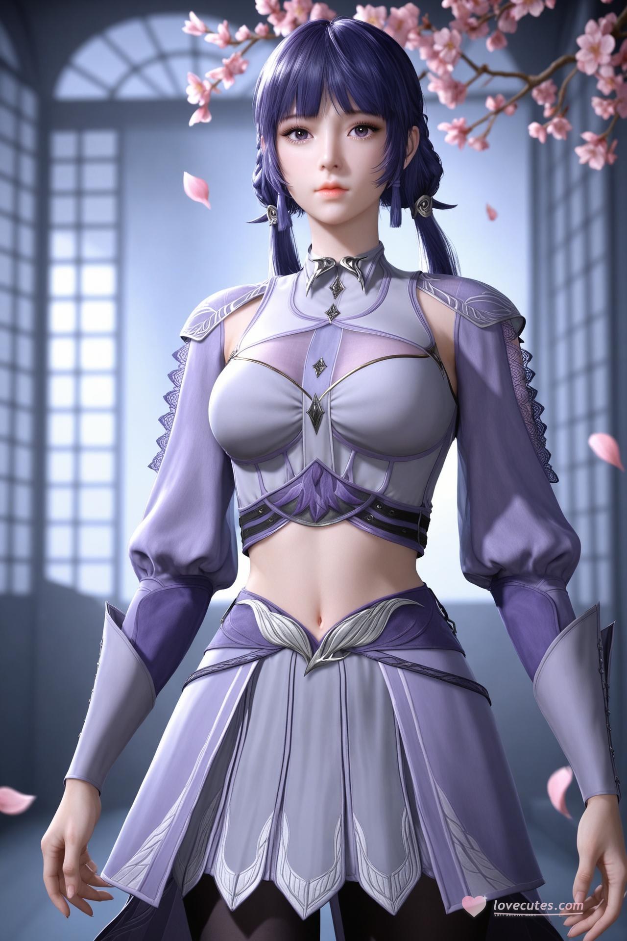 AI Porn - Soul Land Bai Chenxiang long hair character gallery busty styling AI Adult Gallery 172P