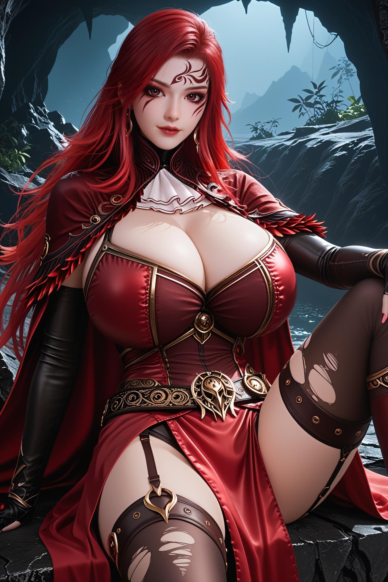 AI Porn - Đấu La Đại Lục Ma Xiaotao bộ ảnh nhân vật tóc dài vòng một gợi cảm bộ sưu tập AI 70P