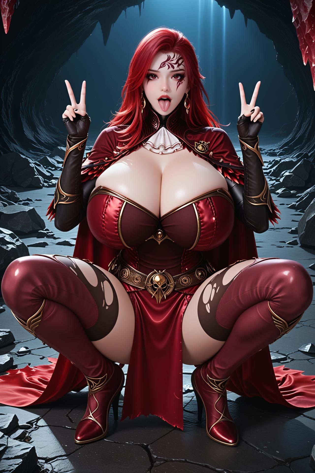 AI Porn - Đấu La Đại Lục Ma Xiaotao bộ ảnh nhân vật tóc dài vòng một gợi cảm bộ sưu tập AI 70P
