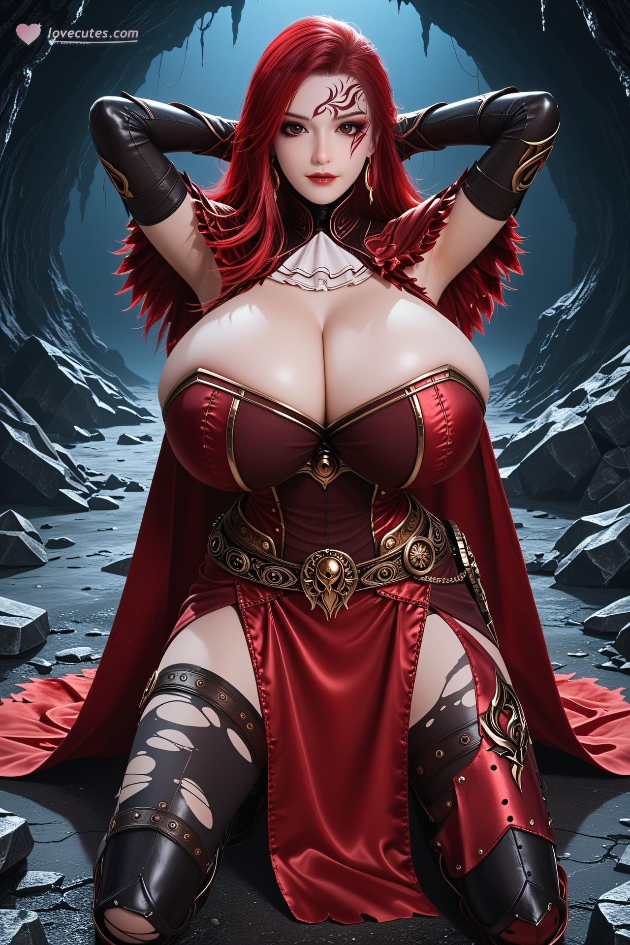 AI Porn - Đấu La Đại Lục Ma Xiaotao bộ ảnh nhân vật tóc dài vòng một gợi cảm bộ sưu tập AI 70P