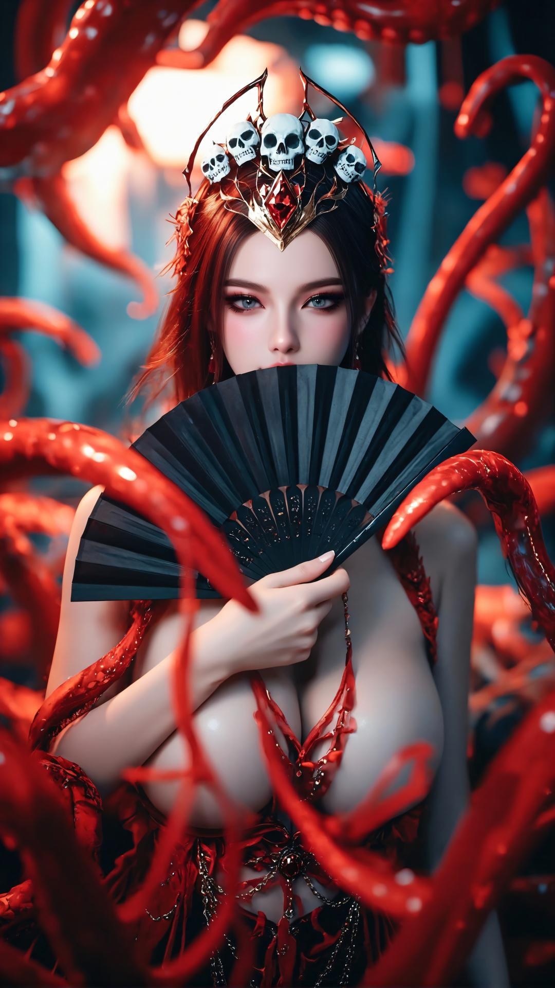AI Porn - 斗罗大陆 叶夕水：長髮角色寫真古风AI成人向圖集 65P