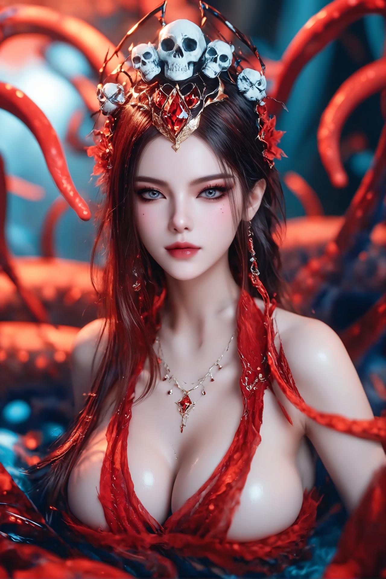 AI Porn - 斗罗大陆 叶夕水：長髮角色寫真古风AI成人向圖集 65P