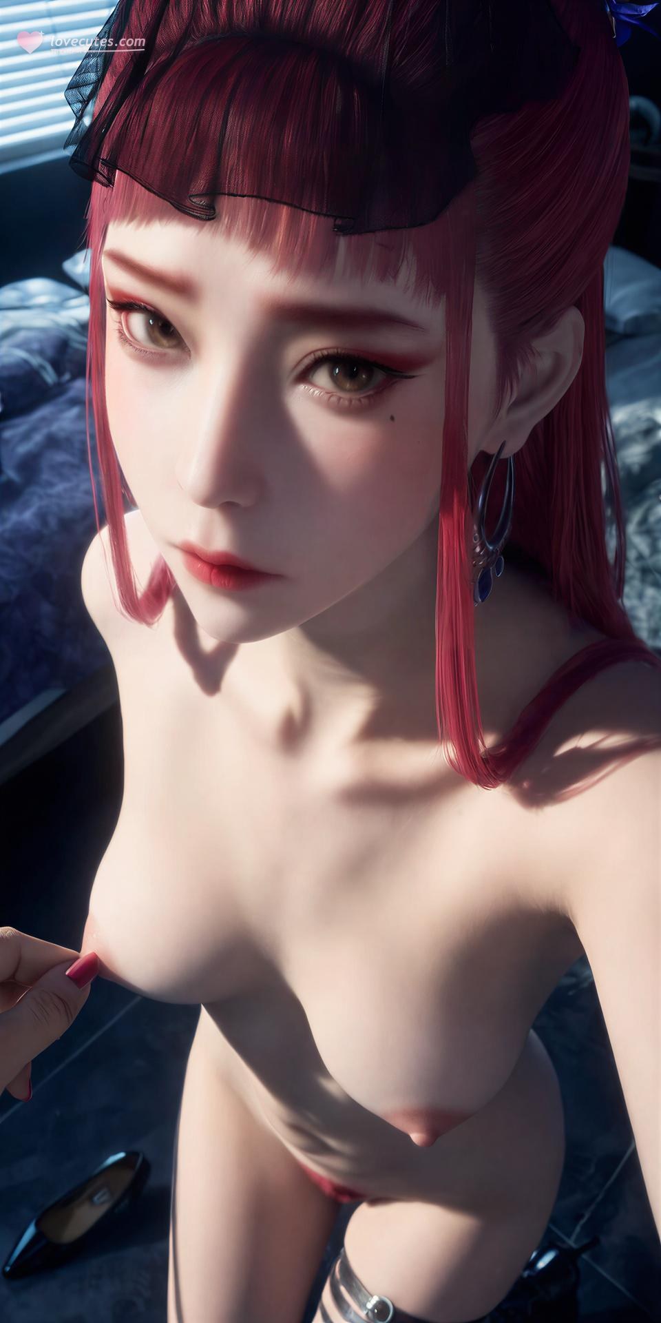 AI Porn - 画江湖之不良人 降臣：古风角色写真长发AI成人向图集 123P