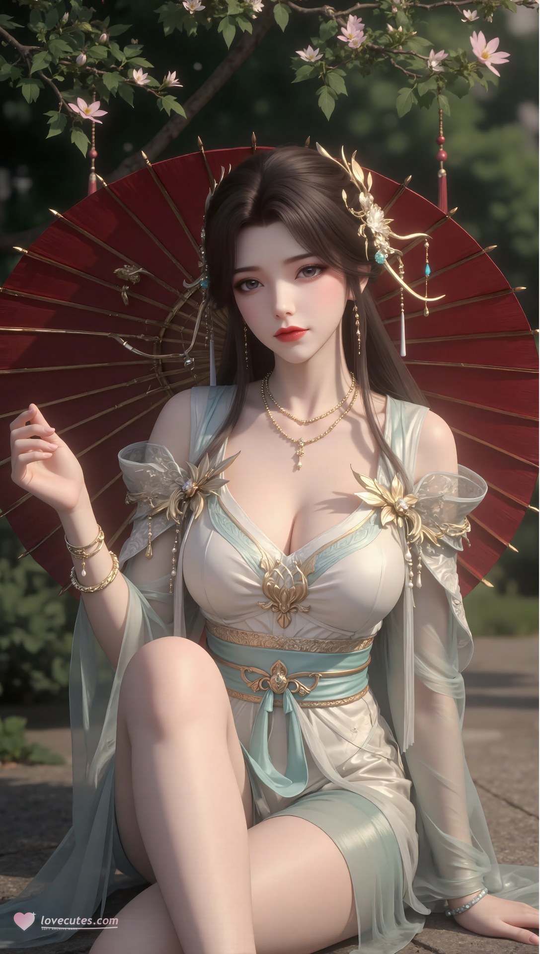 AI Porn - Xi Youqin fantasy hanfu character gallery long hair AI Adult Gallery 70P