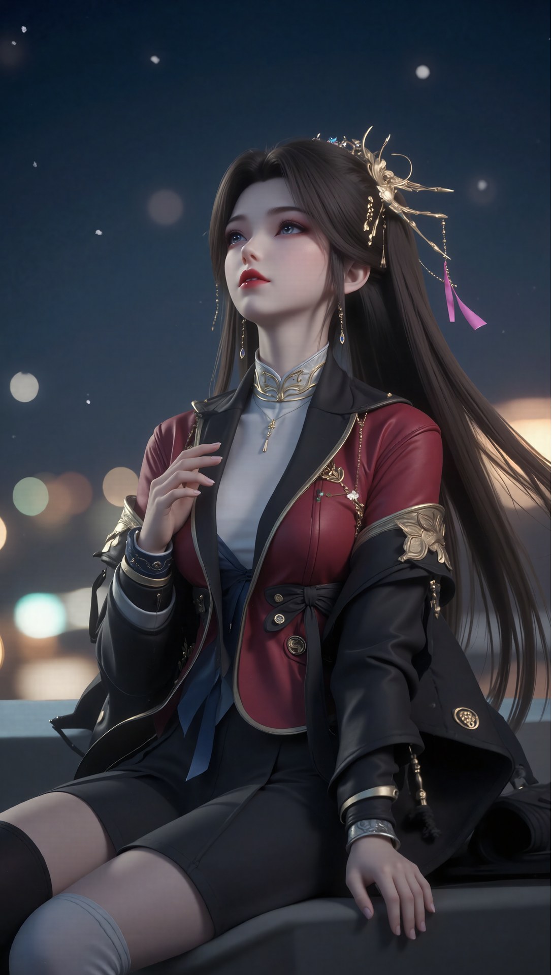 AI Porn - Xi Youqin fantasy hanfu character gallery long hair AI Adult Gallery 70P