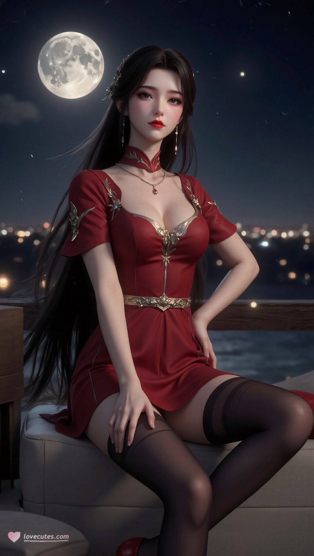 AI Porn - Xi Youqin fantasy hanfu character gallery long hair AI Adult Gallery 70P