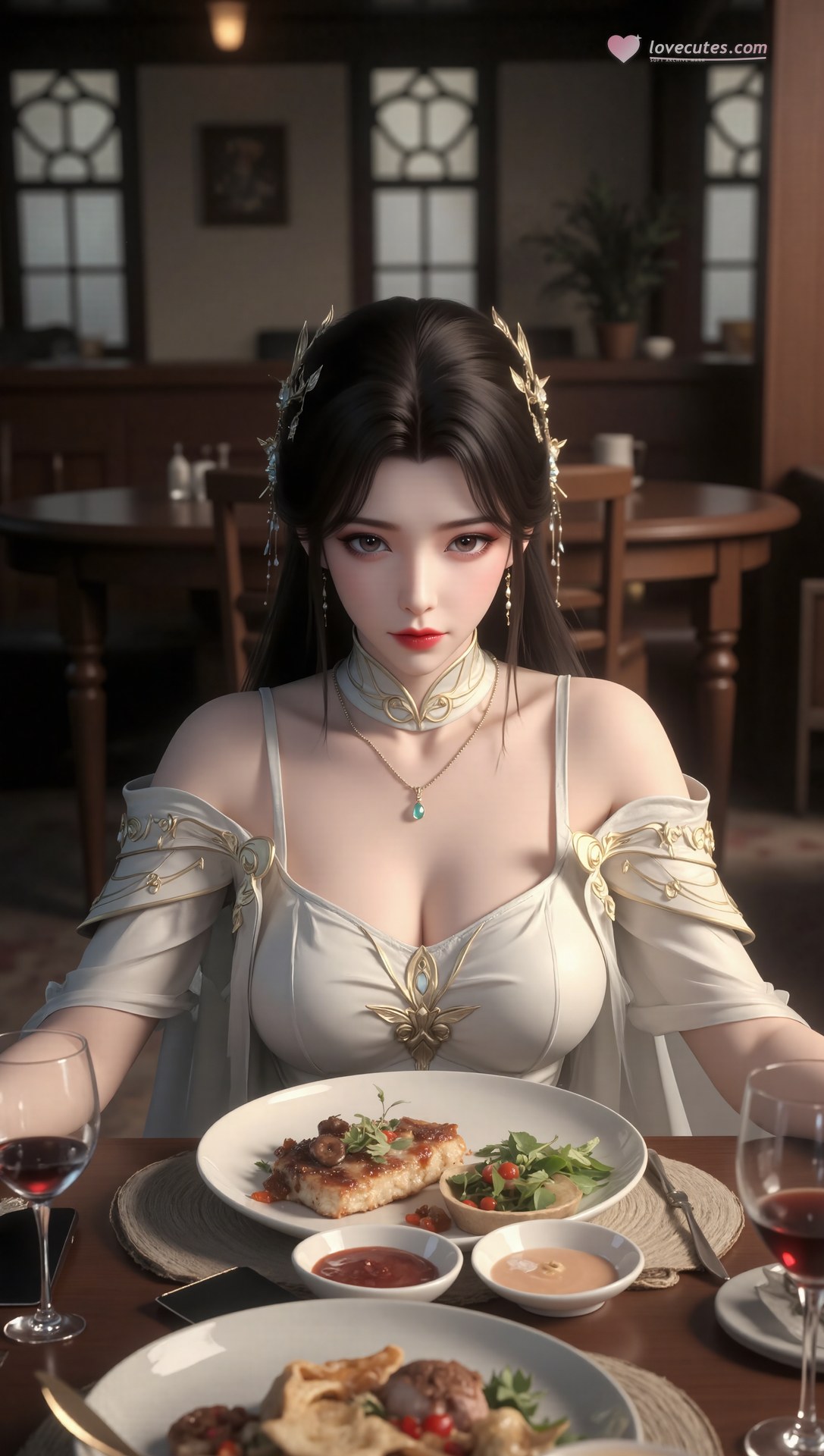 AI Porn - Xi Youqin fantasy hanfu character gallery long hair AI Adult Gallery 70P