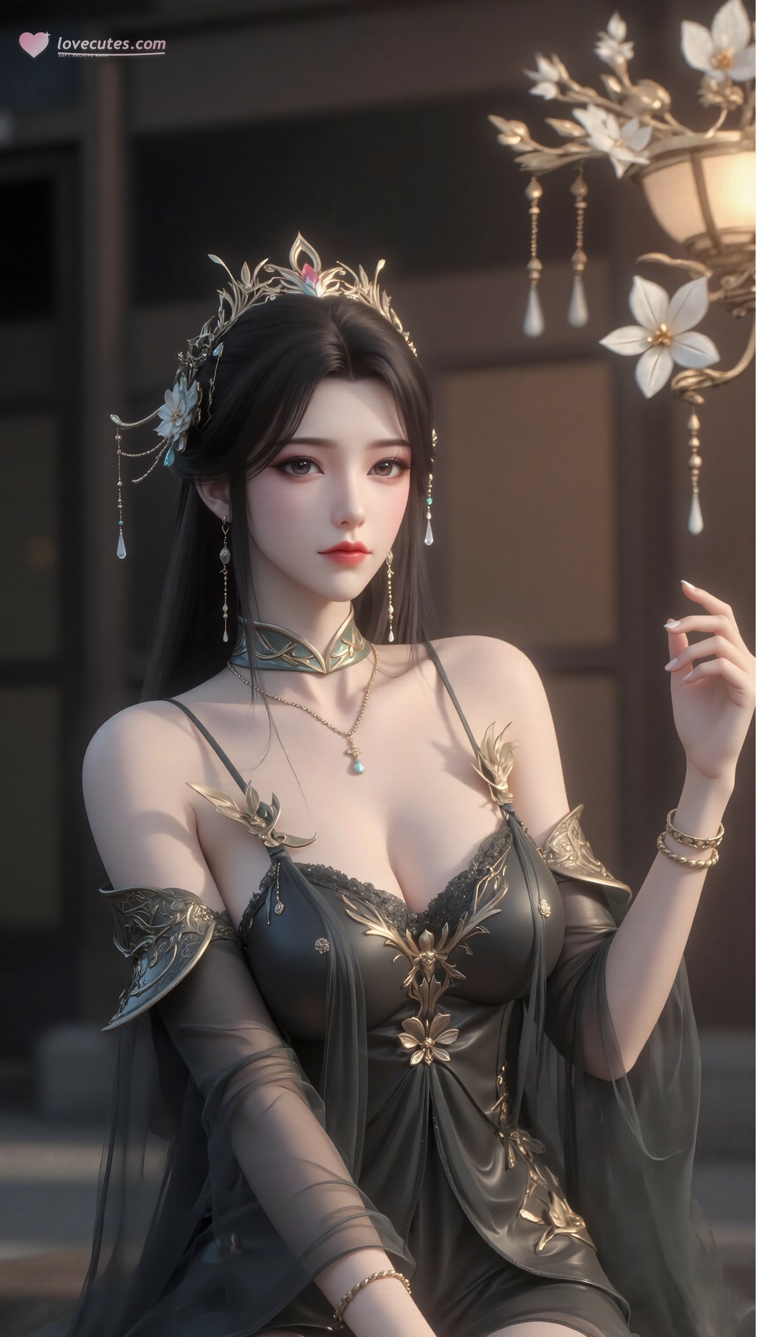 AI Porn - Xi Youqin fantasy hanfu character gallery long hair AI Adult Gallery 70P