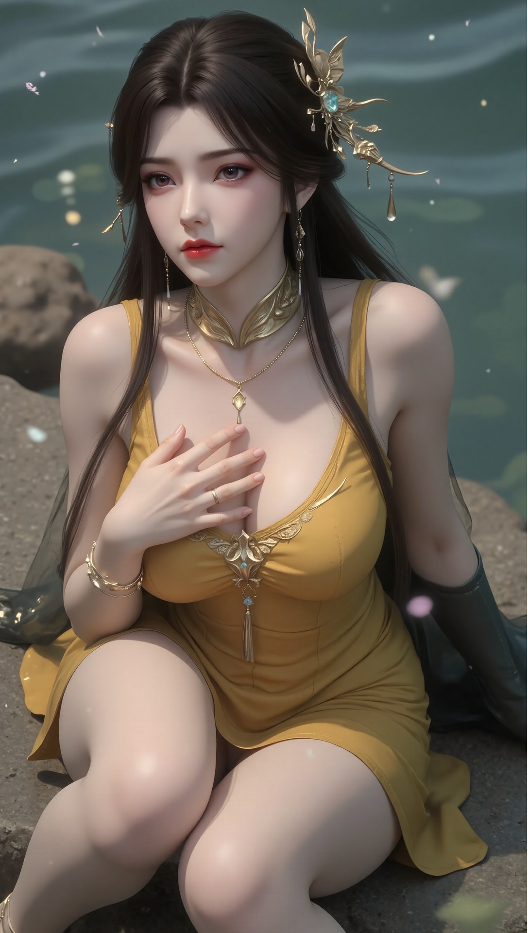 AI Porn - Xi Youqin fantasy hanfu character gallery long hair AI Adult Gallery 70P