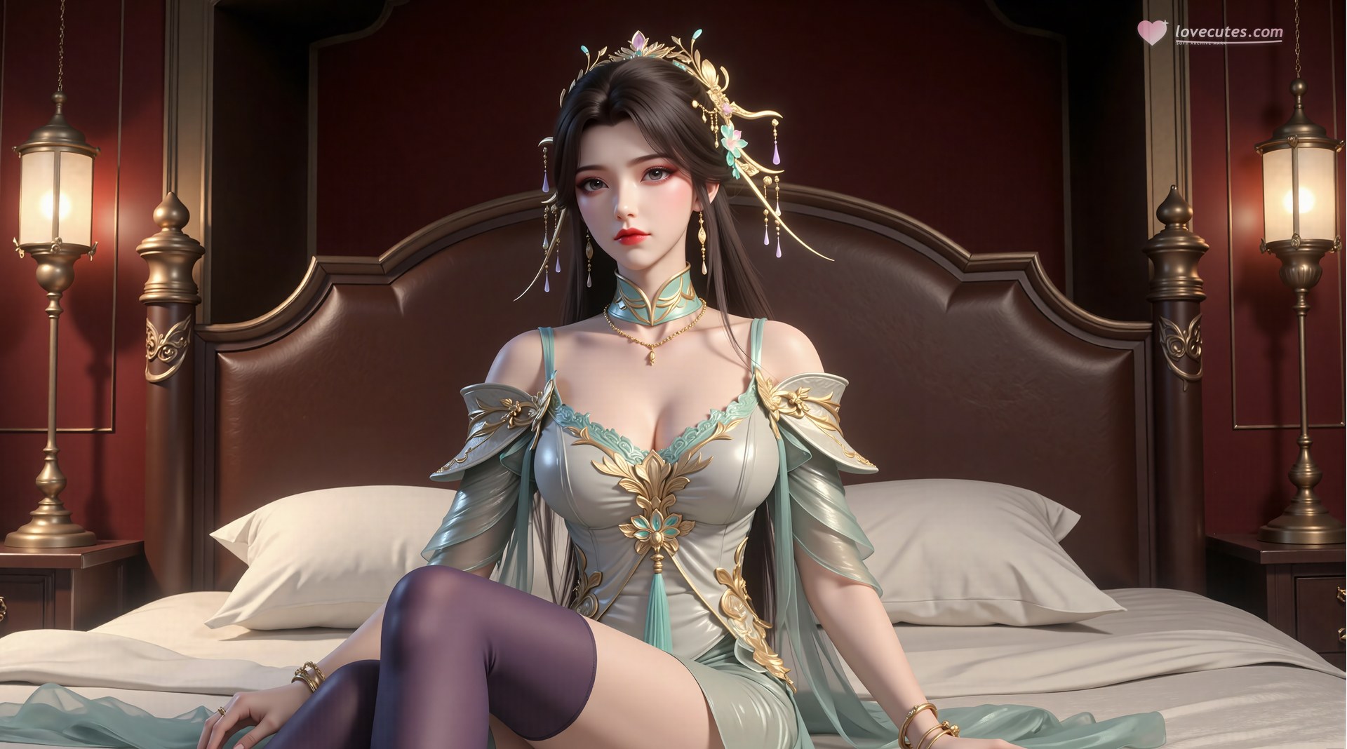 AI Porn - Xi Youqin fantasy hanfu character gallery long hair AI Adult Gallery 70P