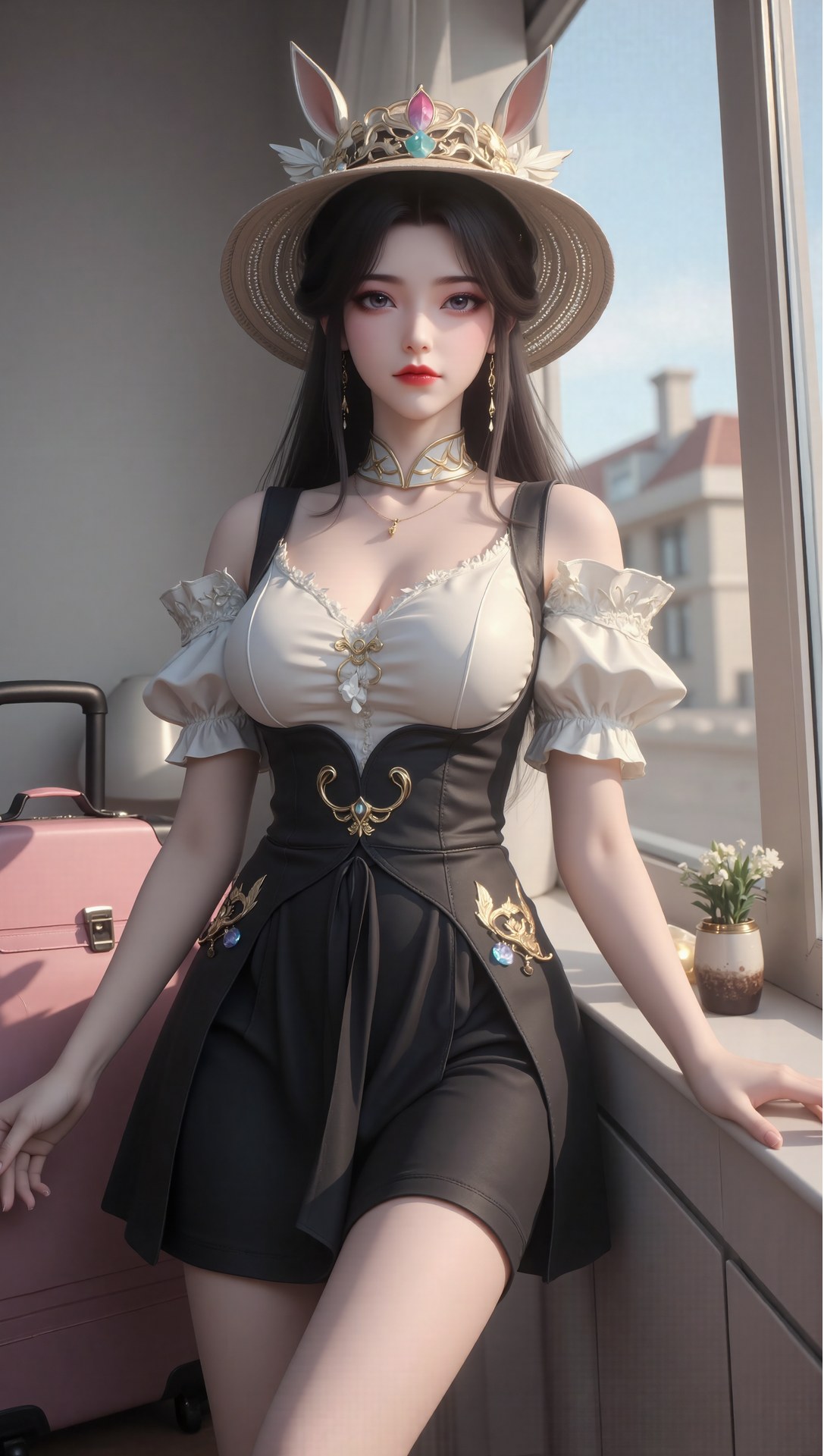 AI Porn - Xi Youqin fantasy hanfu character gallery long hair AI Adult Gallery 70P