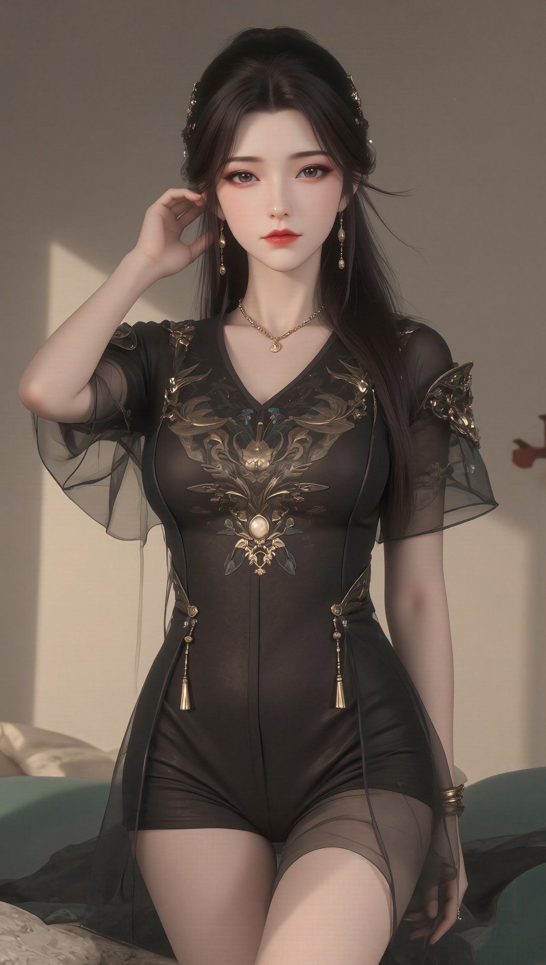 AI Porn - Xi Youqin fantasy hanfu character gallery long hair AI Adult Gallery 70P