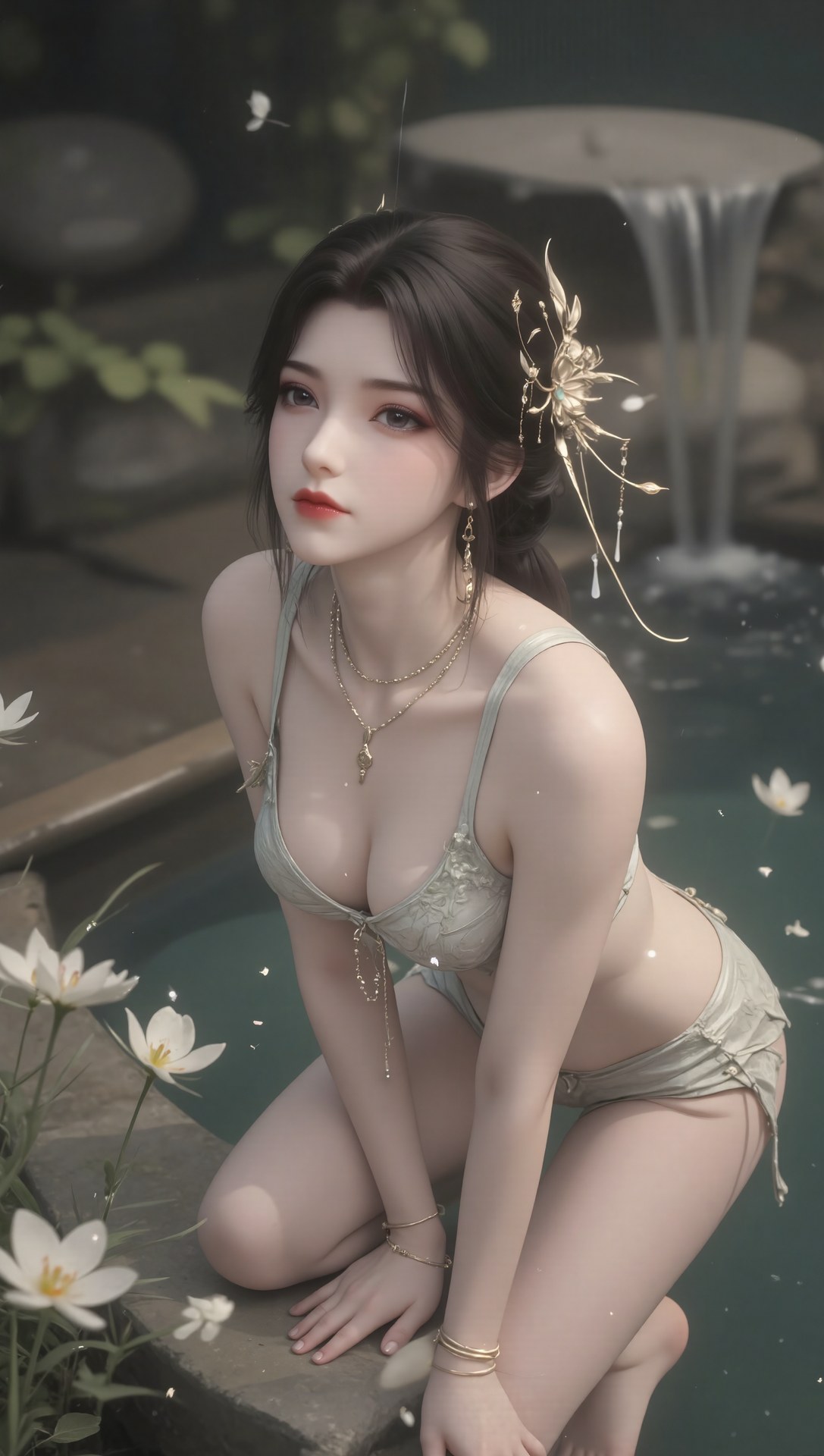 AI Porn - Xi Youqin fantasy hanfu character gallery long hair AI Adult Gallery 70P