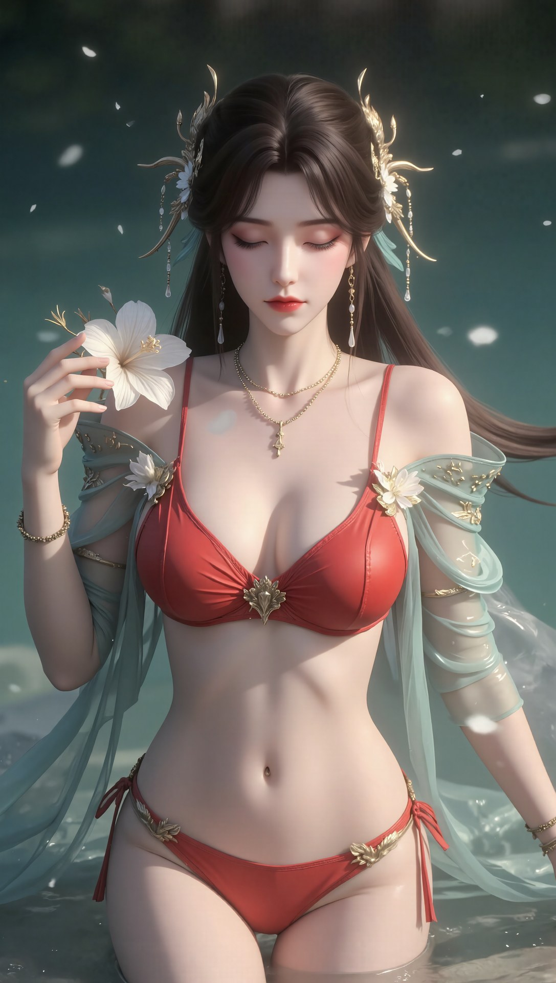 AI Porn - Xi Youqin fantasy hanfu character gallery long hair AI Adult Gallery 70P