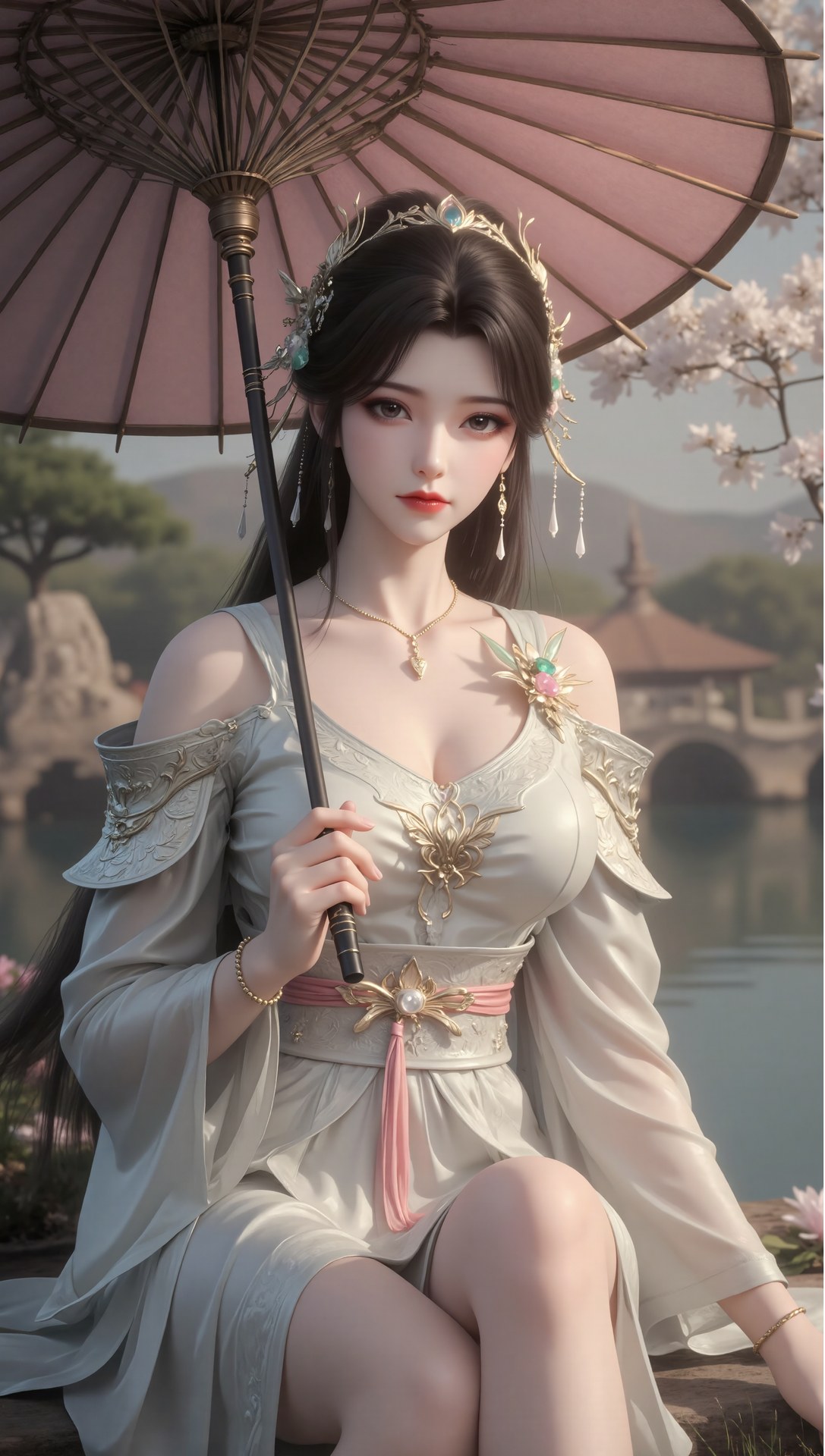 AI Porn - Xi Youqin fantasy hanfu character gallery long hair AI Adult Gallery 70P
