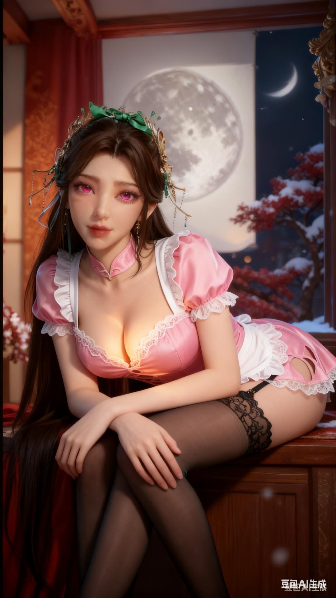 AI Porn - 溪幼琴 古風 キャラクター画像集 ロングヘア AI画像ギャラリー 89P