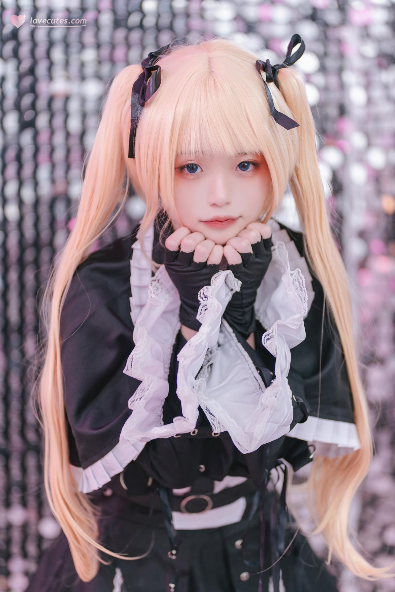 [Cosplay] Irisuare - Marie Rose trang phục dây đai đen 68P